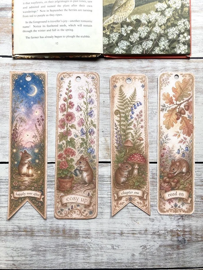 4 Bookmarks Mice Chapter One