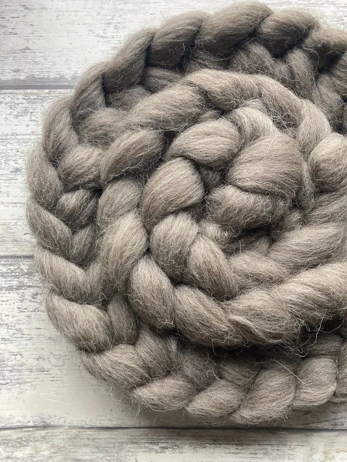 Dark Grey Shropshire 100g undyed