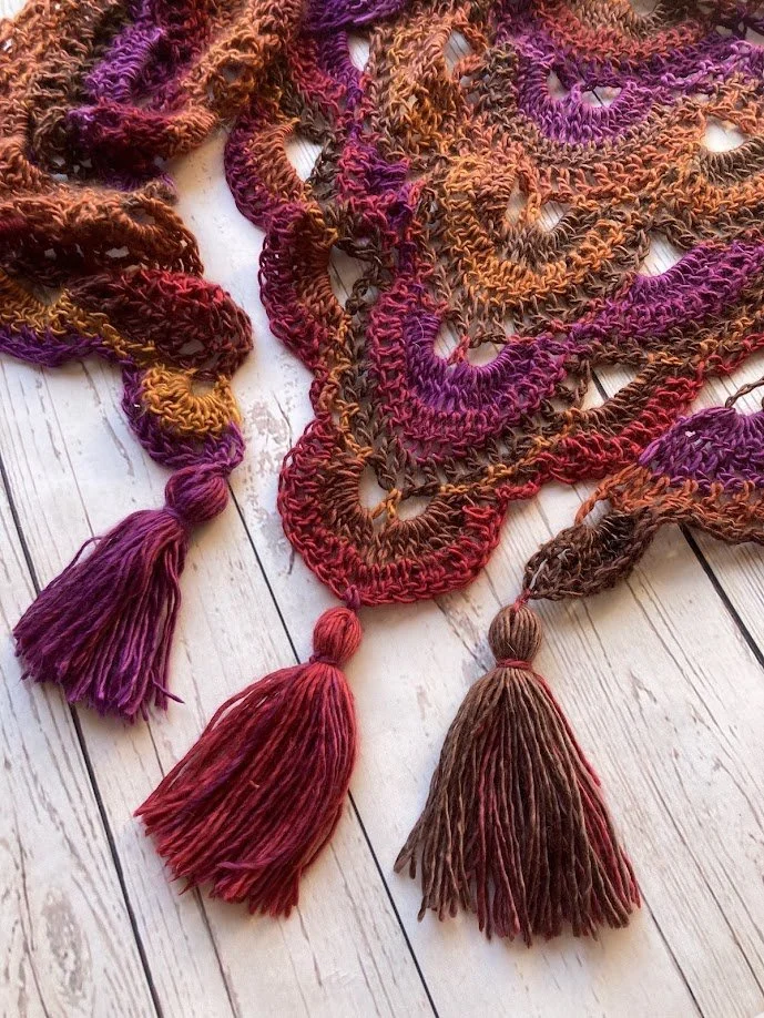 Crochet Lace Shawl or Scarf Amsterdam