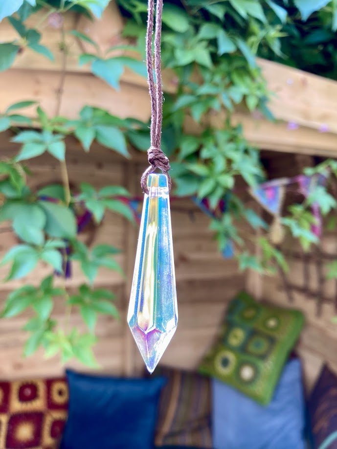 Point Shaped Crystal Sun Catcher