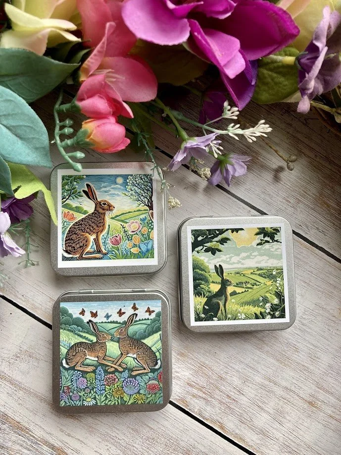 Square Notion Tins Hares