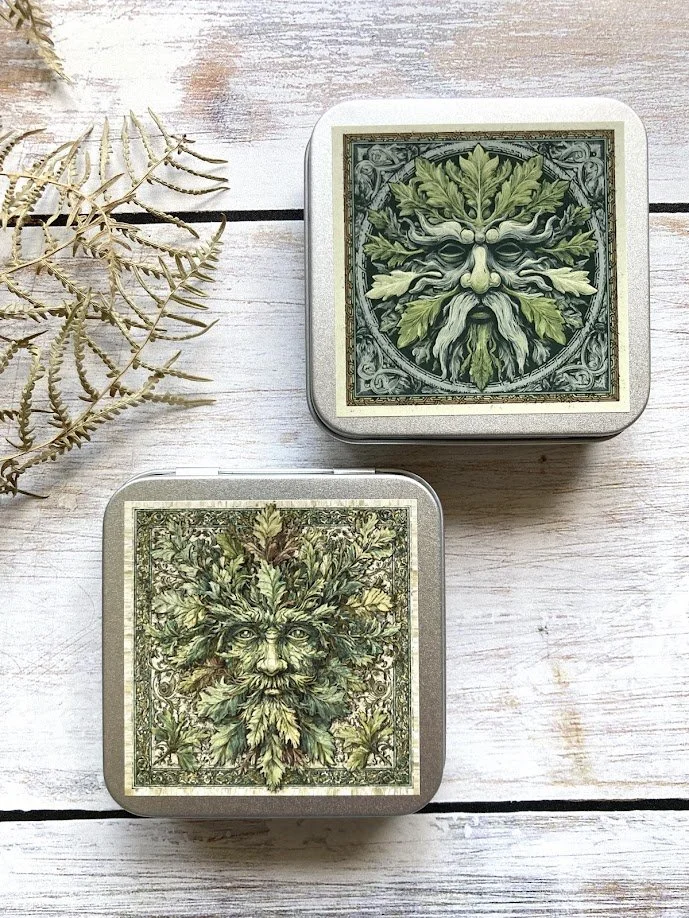 Square Notions Tin Green man