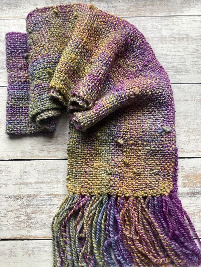 Woven Scarf Lavender Fields