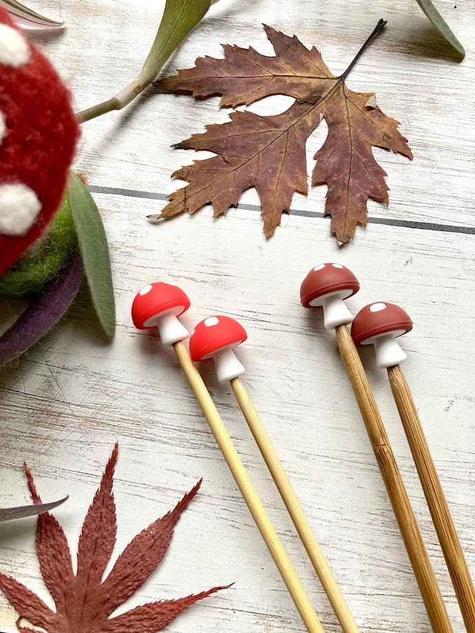 Toadstool needle huggers