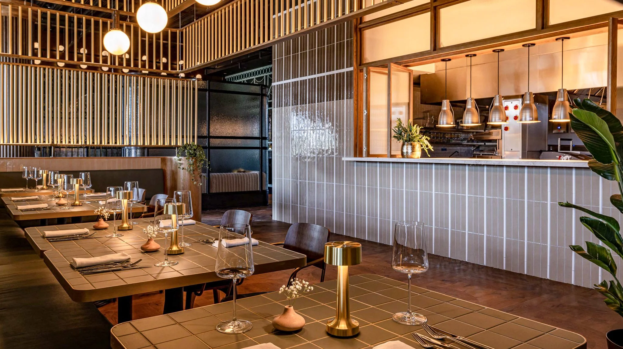Dining area in Virgin Hotel Glasgow