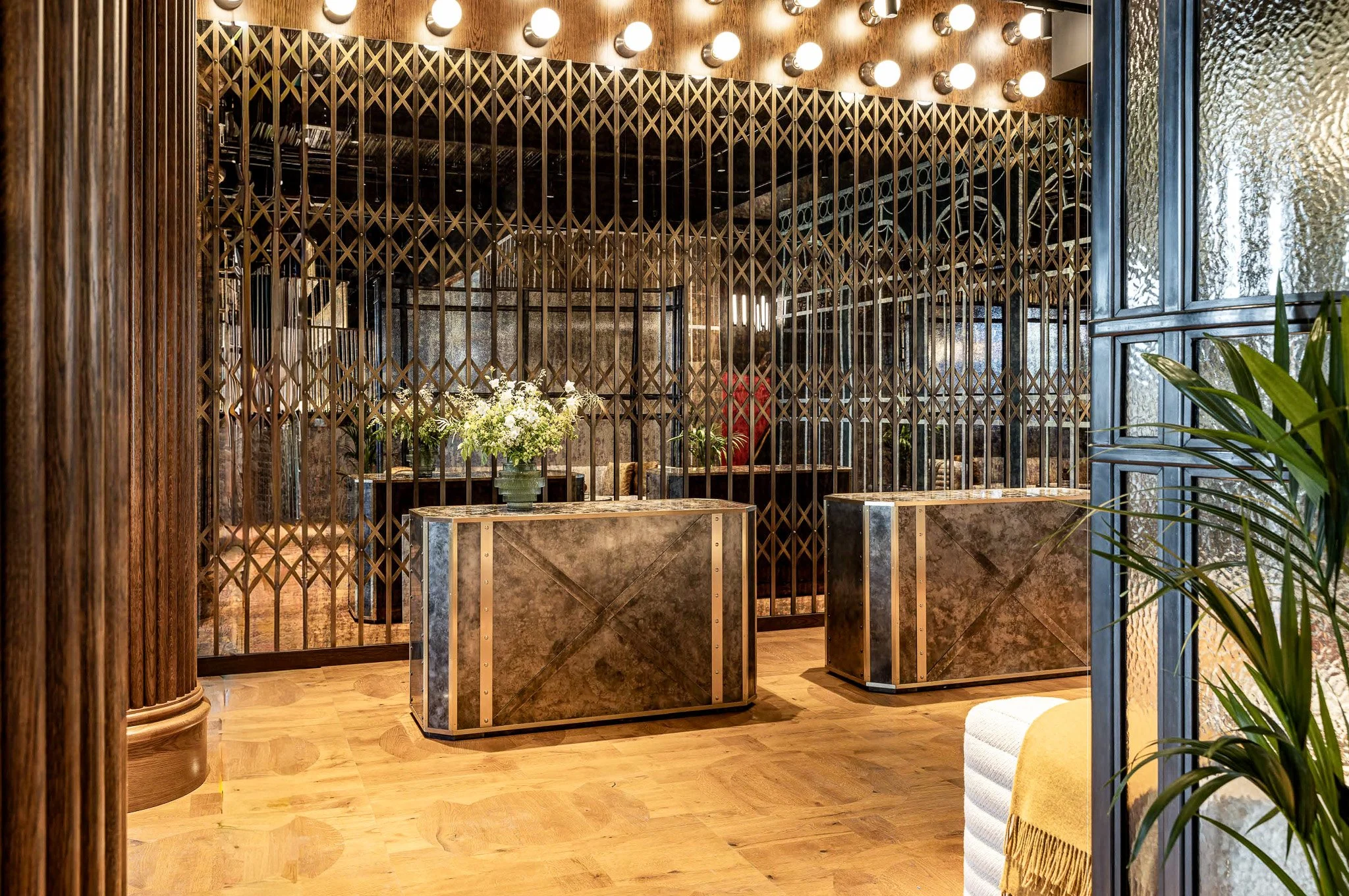 Lobby in Virgin Hotel Glasgow