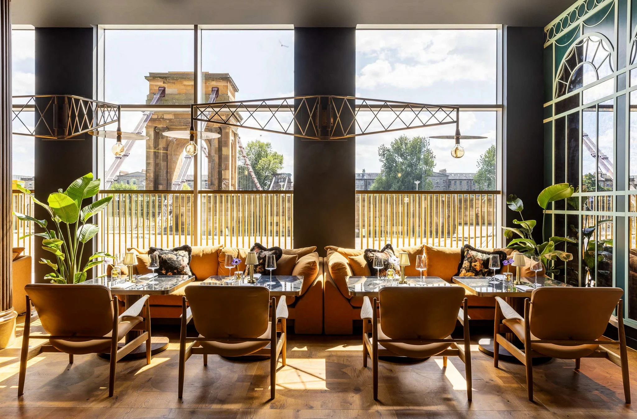 Dining area in Virgin Hotel Glasgow