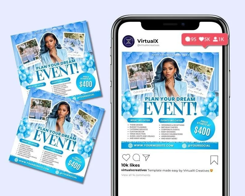 Digital Flyers & Event Announcements