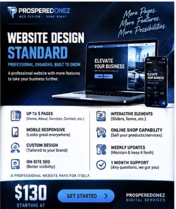 Standard Website Plan