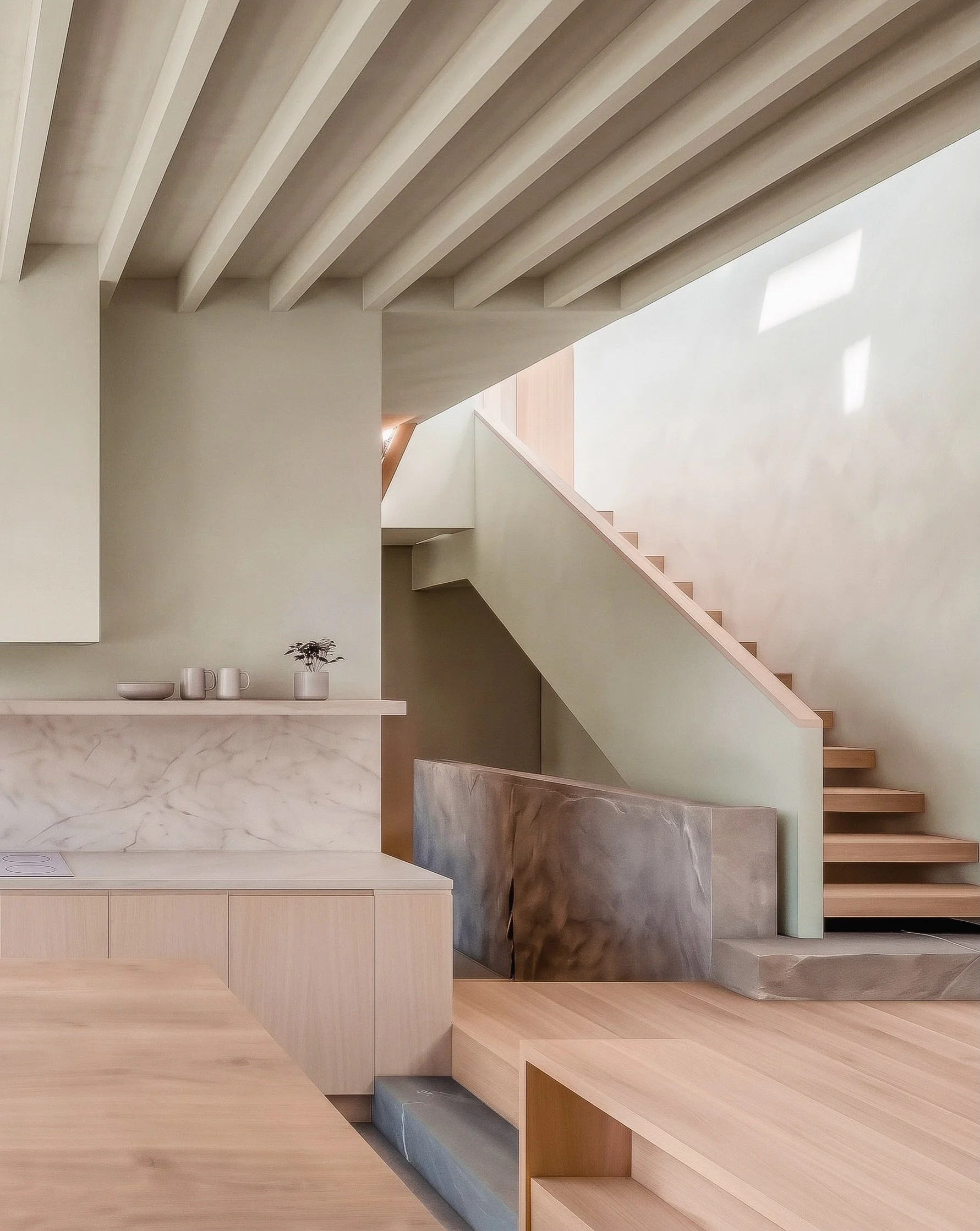Vignettes from our Clinton Hill Carriage House. A work in progress.

Warm wood, natural light, and carefully considered details are shaping the interiors of this historic Brooklyn carriage house, as we transform it into a contemporary home, designed 