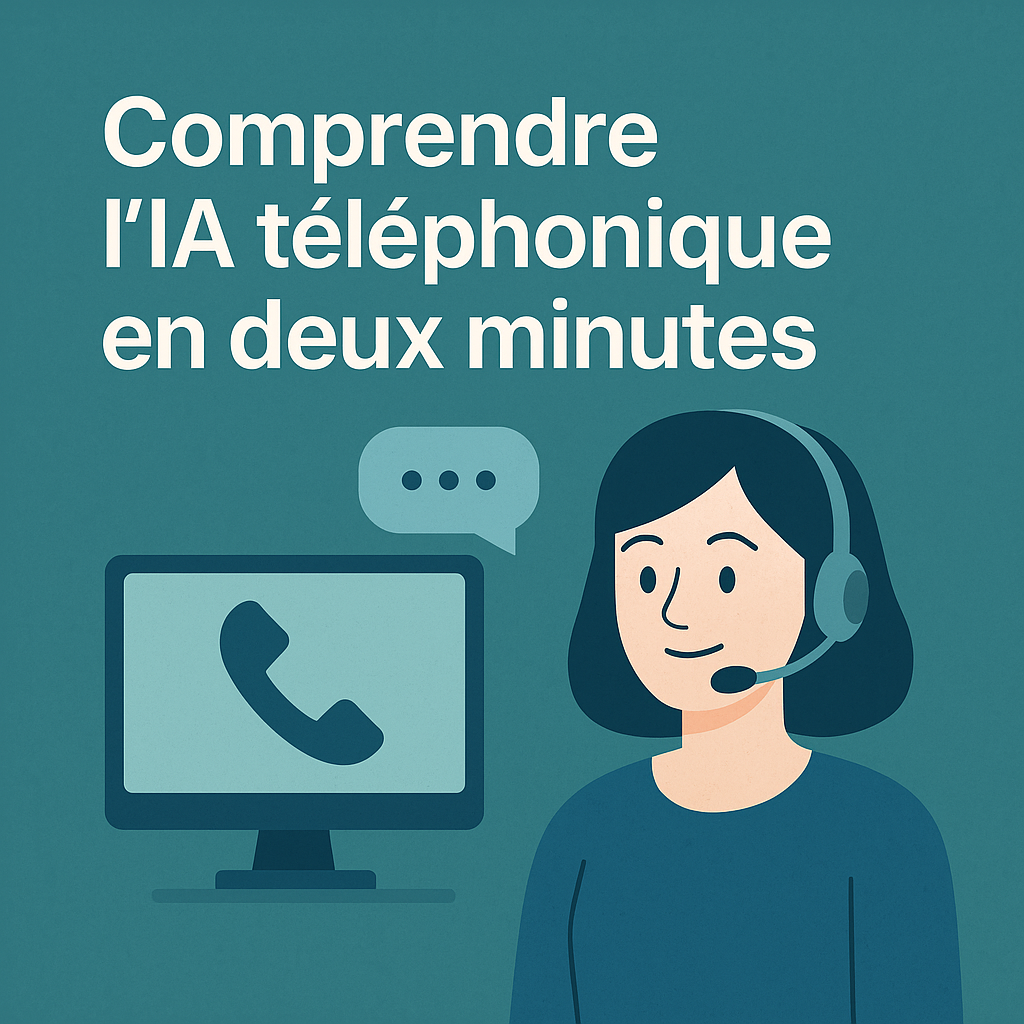 Comprendre l’IA téléphonique en deux minutes