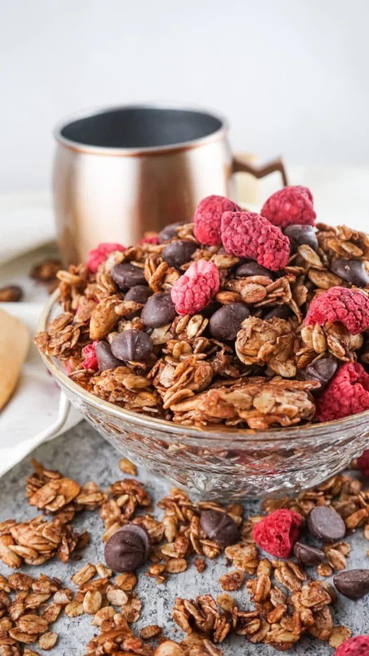 Raspberry Mocha Chip Granola (2 Bags)