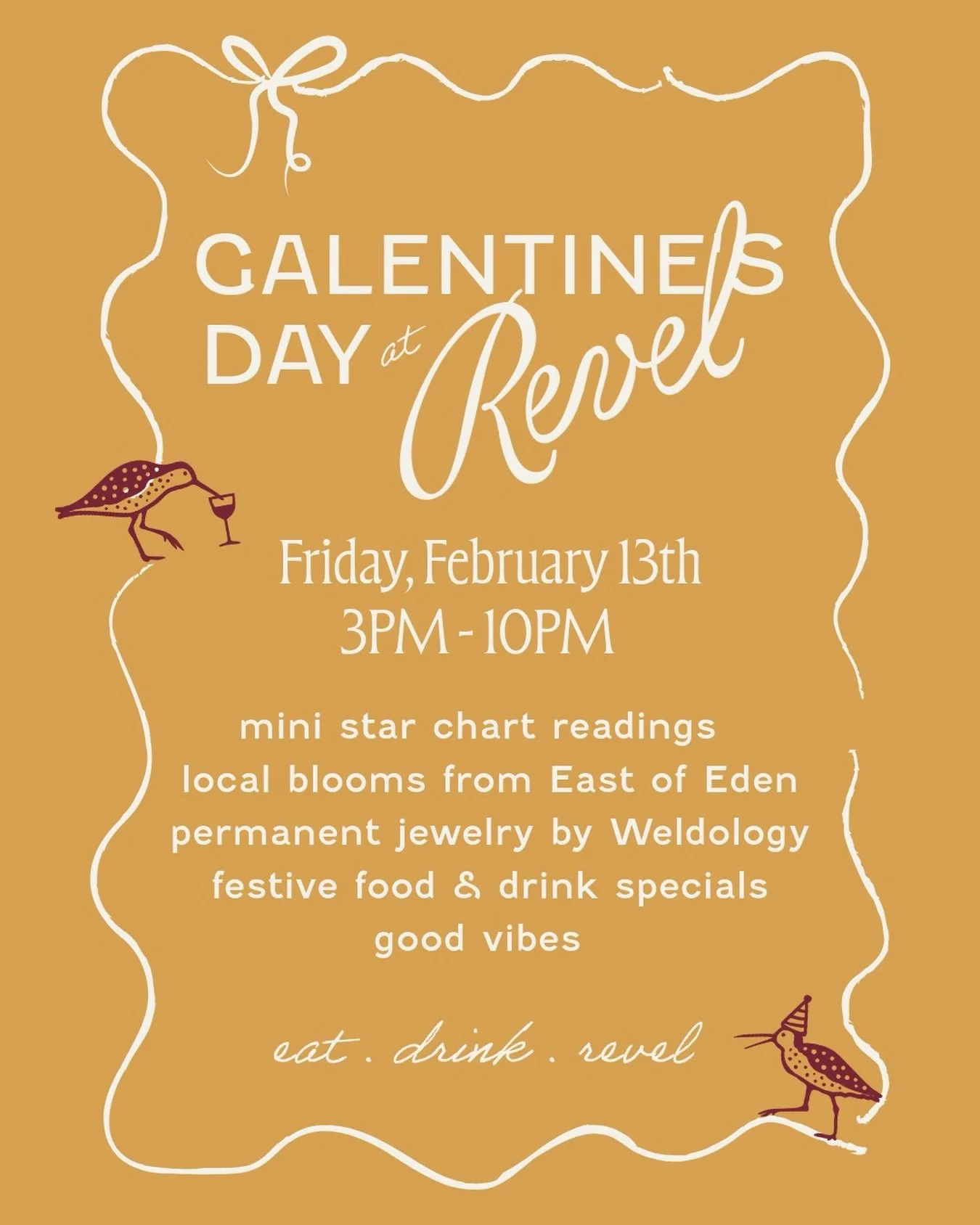 bring your besties and come hang with us 🤍

walk-ins encouraged. reservations available for parties of six or more, prior to 5PM or after 7PM