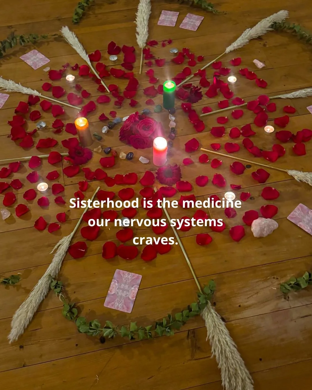 Sisterhood is the medicine our nervous systems craves. And here is why 👇

There&rsquo;s something alchemical about women coming together. Not to fix each other, but to witness, to hold, to remind. 

Our cortisol levels lower and stress hormones drop