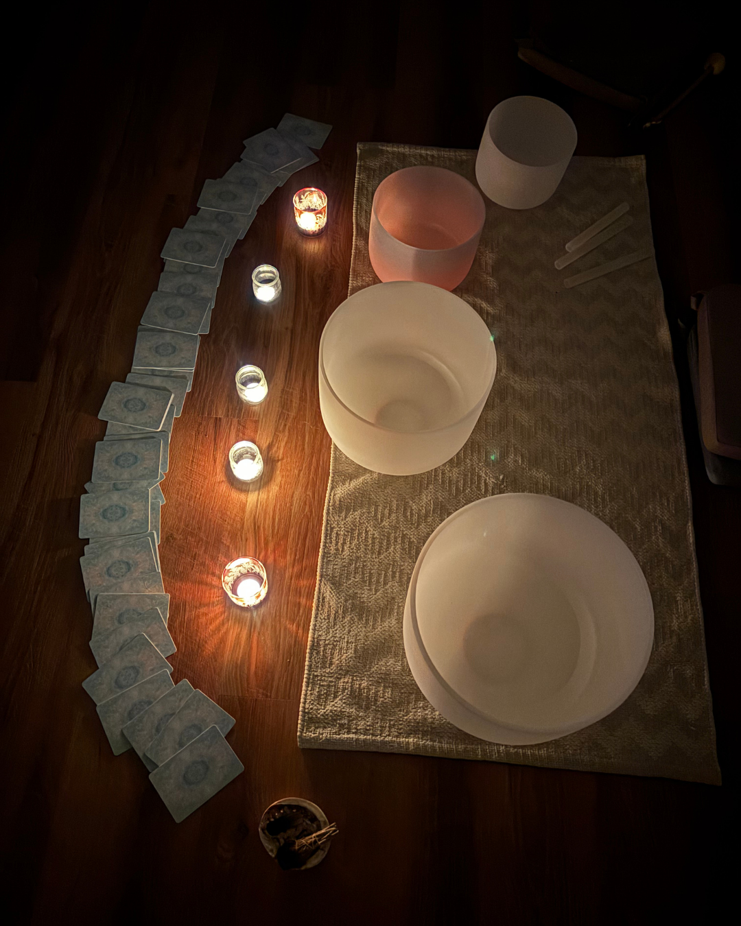 Sound Bath crystal bowls