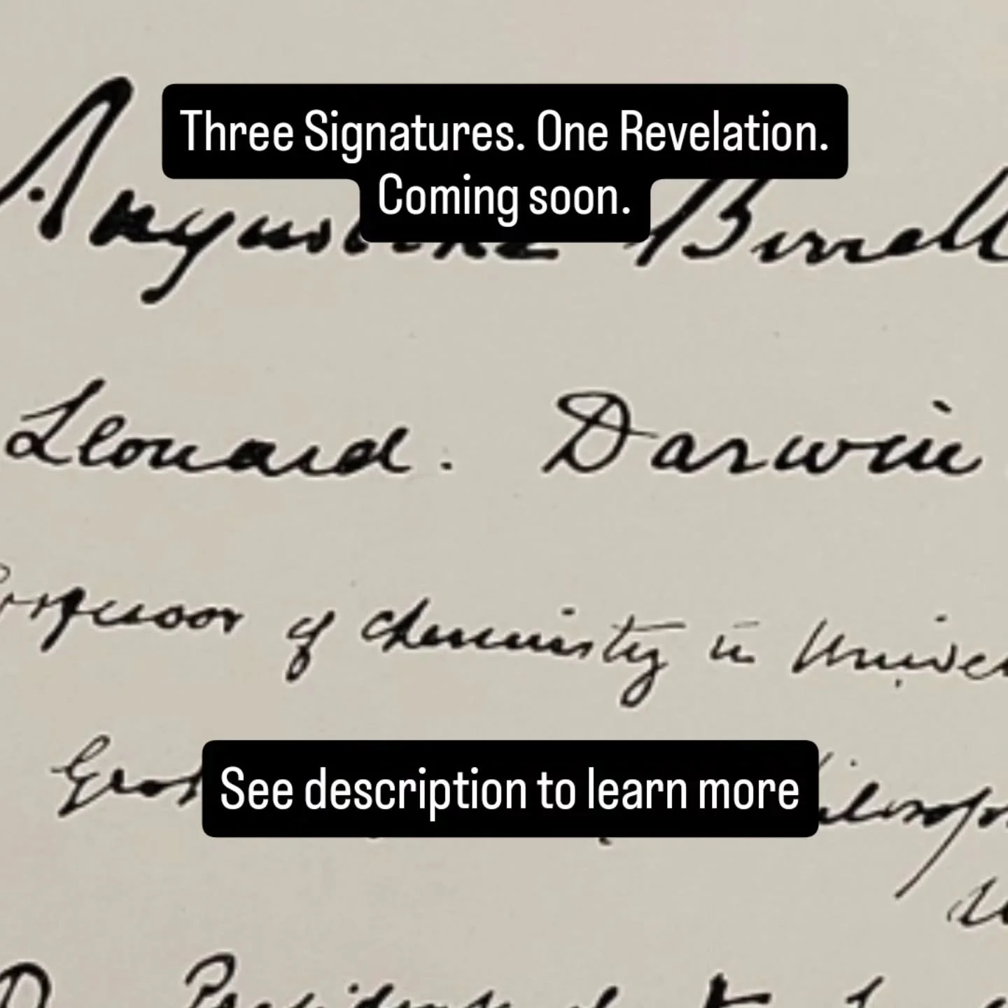 A small glimpse from one of my recent finds.
Three names. Three signatures.

One Darwin.
One Nobel.
One giant in European historiography.

More soon.

#rarebooks #antiquarianbooks #signedcopy #manuscripts #historicaldocuments #darwin #henripirenne #w