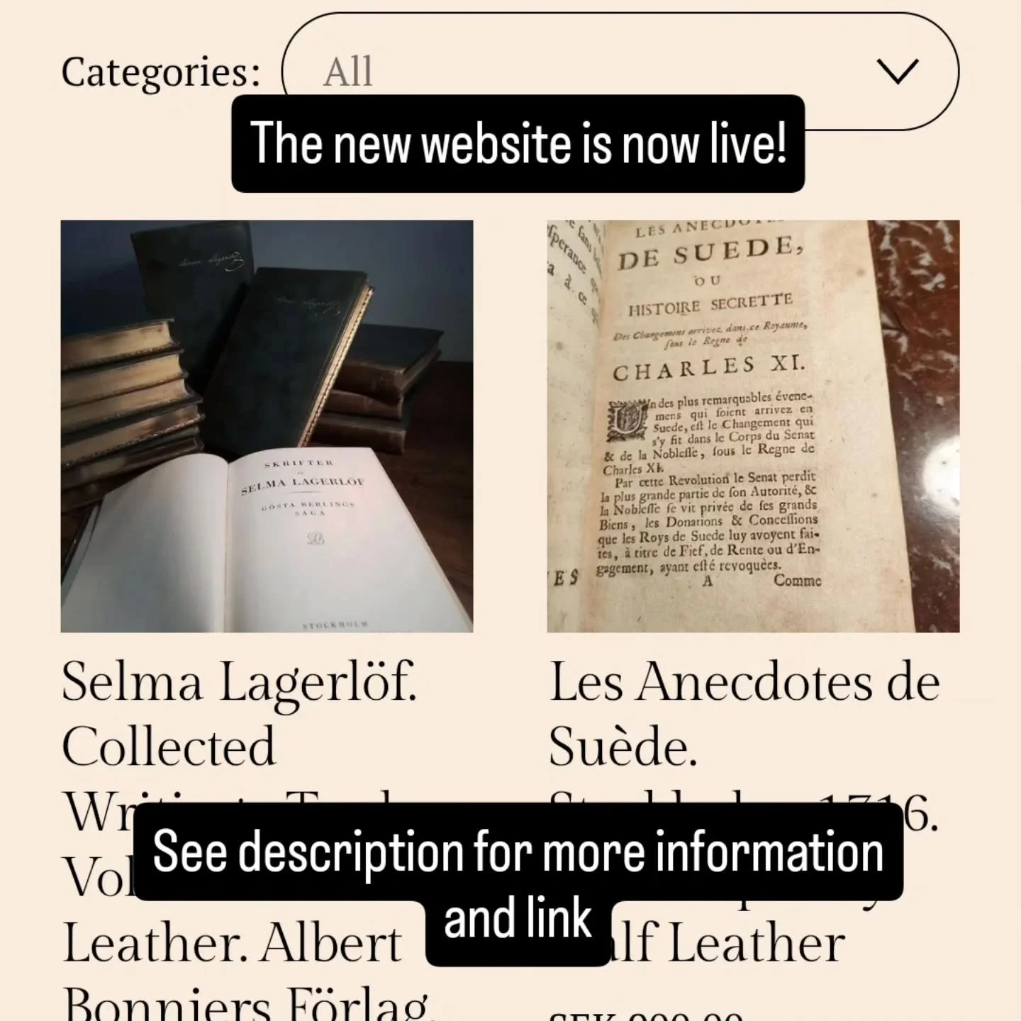 After months of work behind the scenes, I&rsquo;m very glad to share the new home of Verba Vetera: a space built for collectors who want more than a price tag and a thumbnail.

The goal was twofold.
First, to offer better prices by selling directly, 