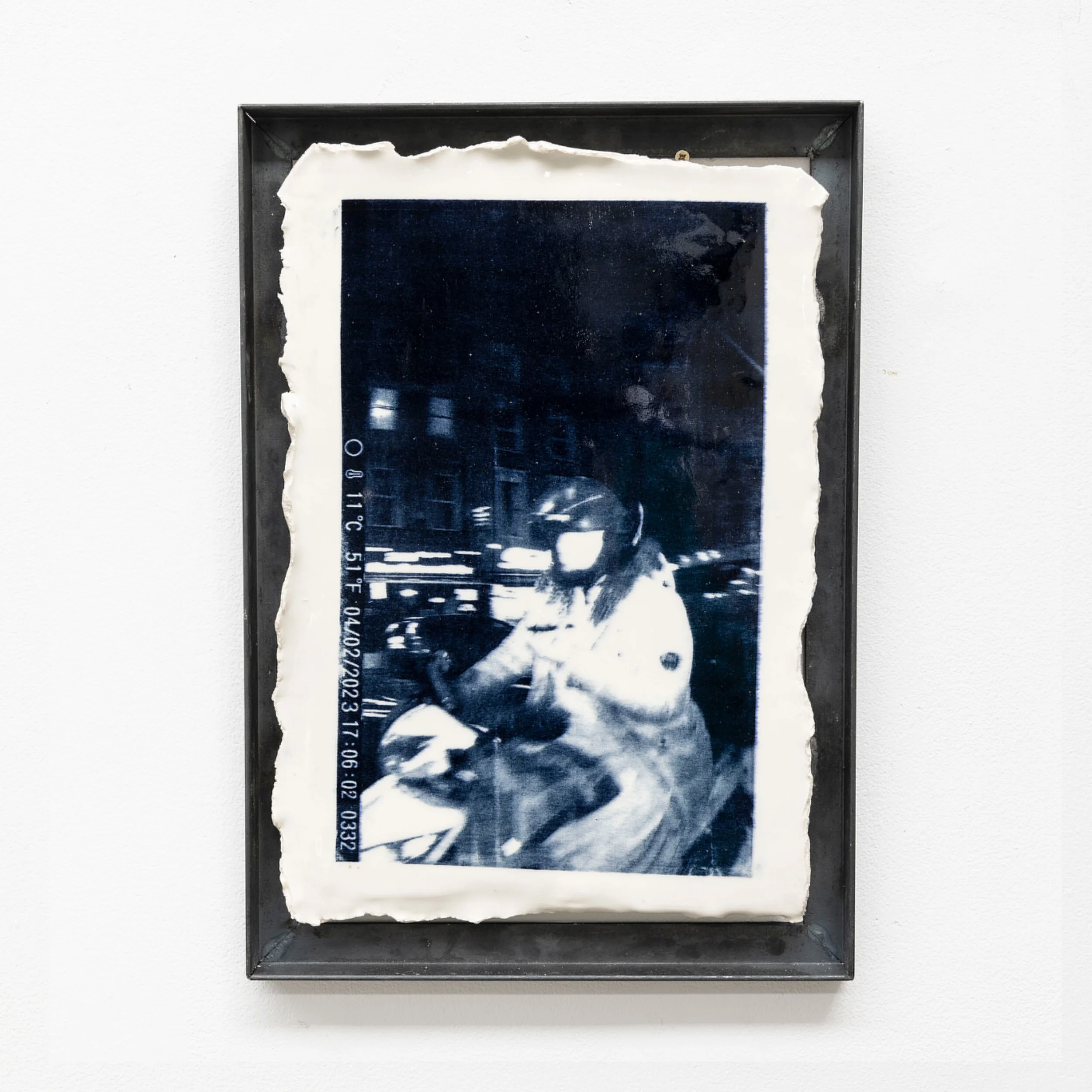 Kilburn high road 04/02/2023 - print on porcelain, glaze.