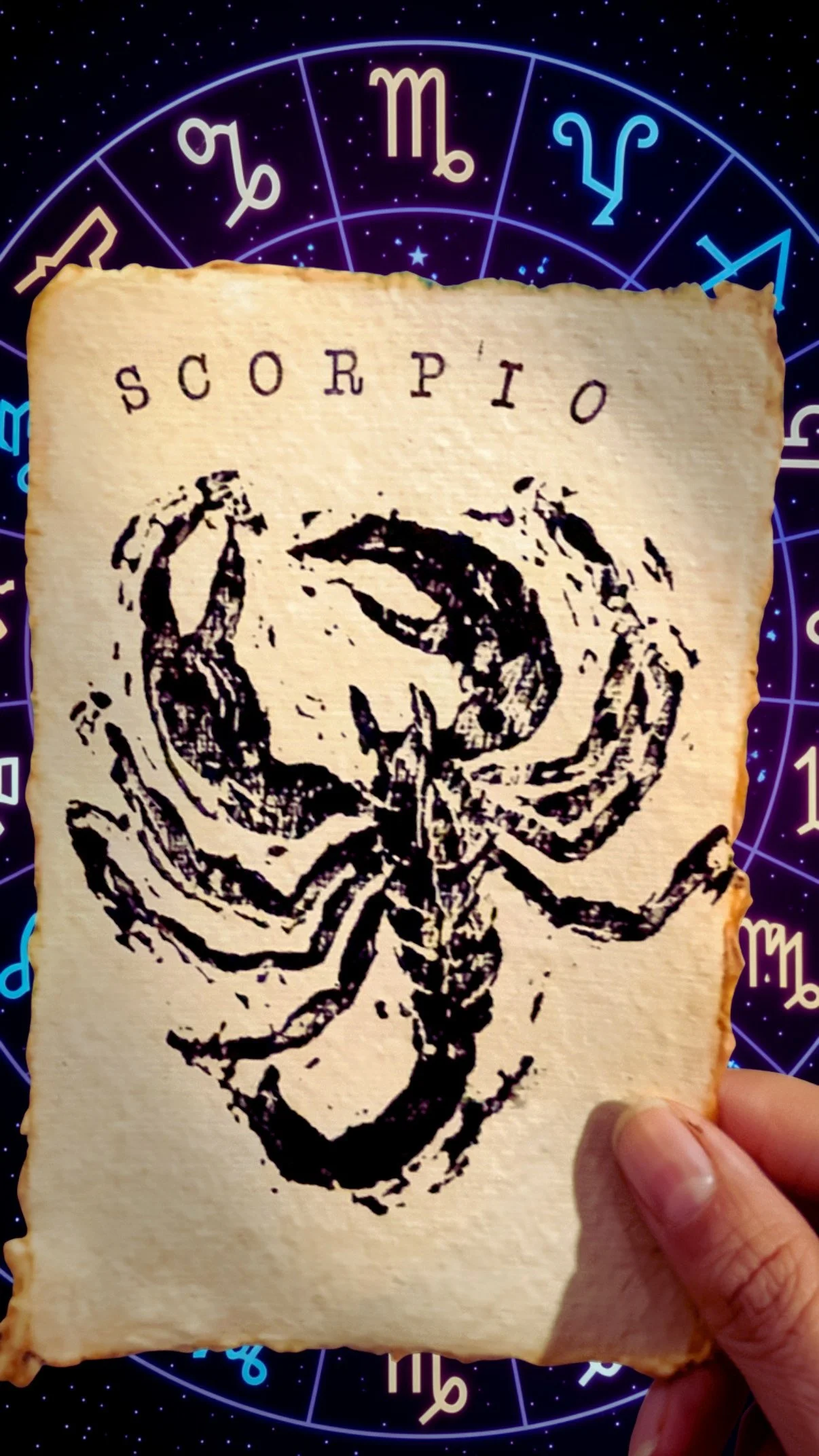 Scorpio Print