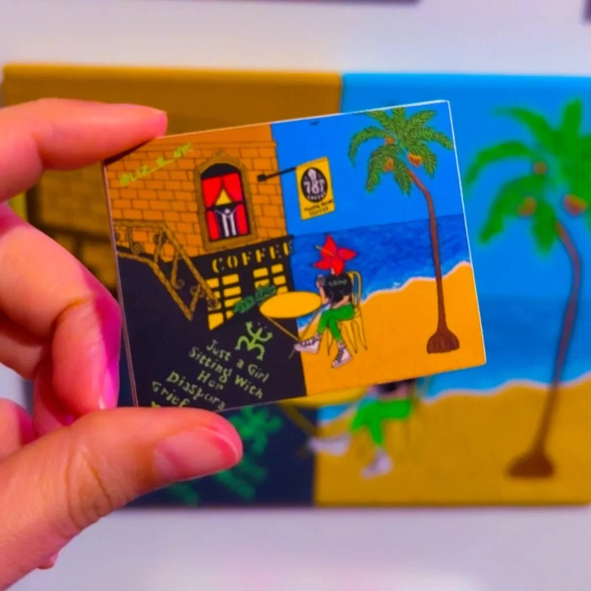 Diaspora Grief Sticker