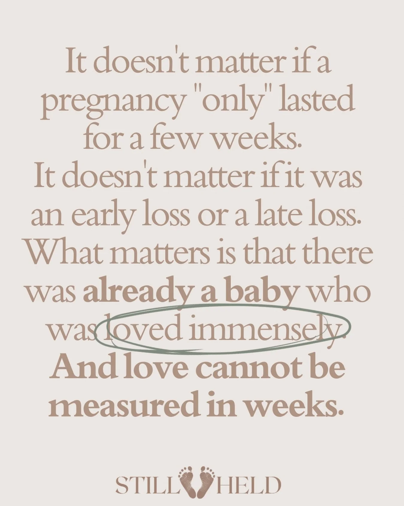 Can we say it once more??? No matter when your loss took place - your baby was loved and your grief is welcome here. Still Held is a community of loss families each with our own we story of grief. Feel free to share your baby&rsquo;s name below ❤️ an