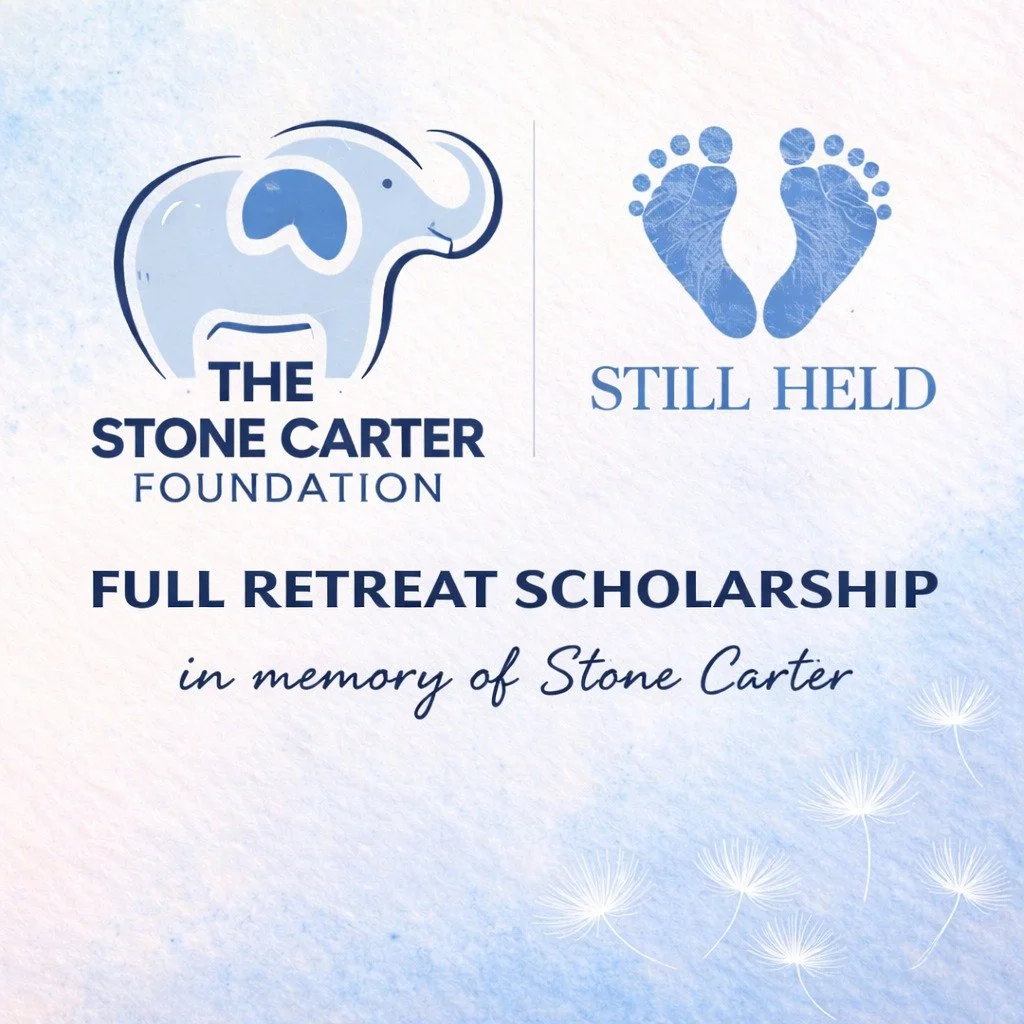 We are honoured to offer one full retreat scholarship for our Baby Loss Retreat (April 24&ndash;26) in memory of Stone Carter, through the generosity of the Stone Carter Foundation 🤍

This scholarship is for a woman who longs to come but whose finan