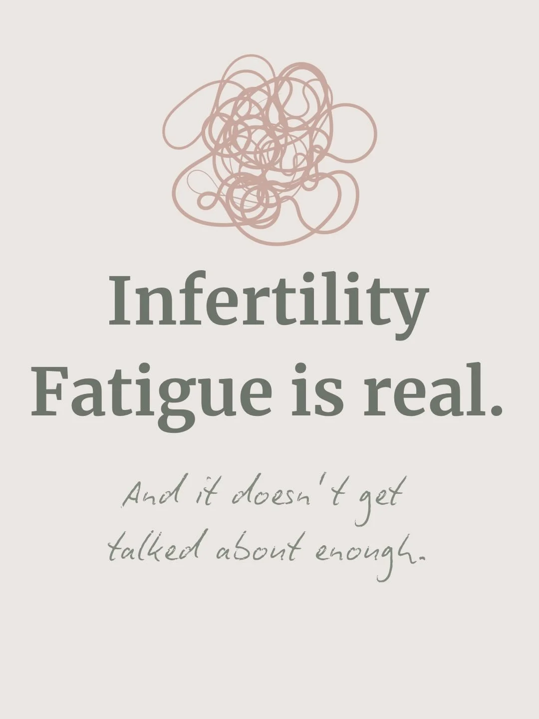 Infertility fatigue isn&rsquo;t just being tired.
It&rsquo;s the weight of trying, hoping, waiting&hellip; and doing it all over again.

It&rsquo;s the mental load no one sees.
The emotional swings you don&rsquo;t always have words for.
The quiet gri