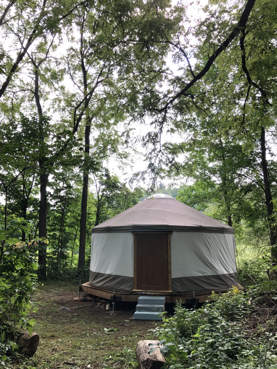 Quietyurt of a retreat center offering a calm space for rest and reflection.