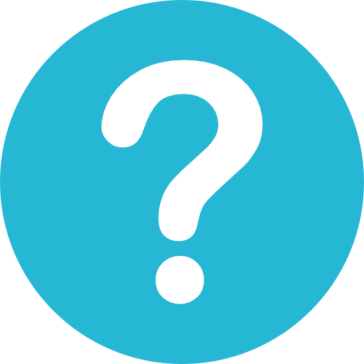 A large circle with a blue background and a white question mark in the center, indicating an unknown or unidentified image.
