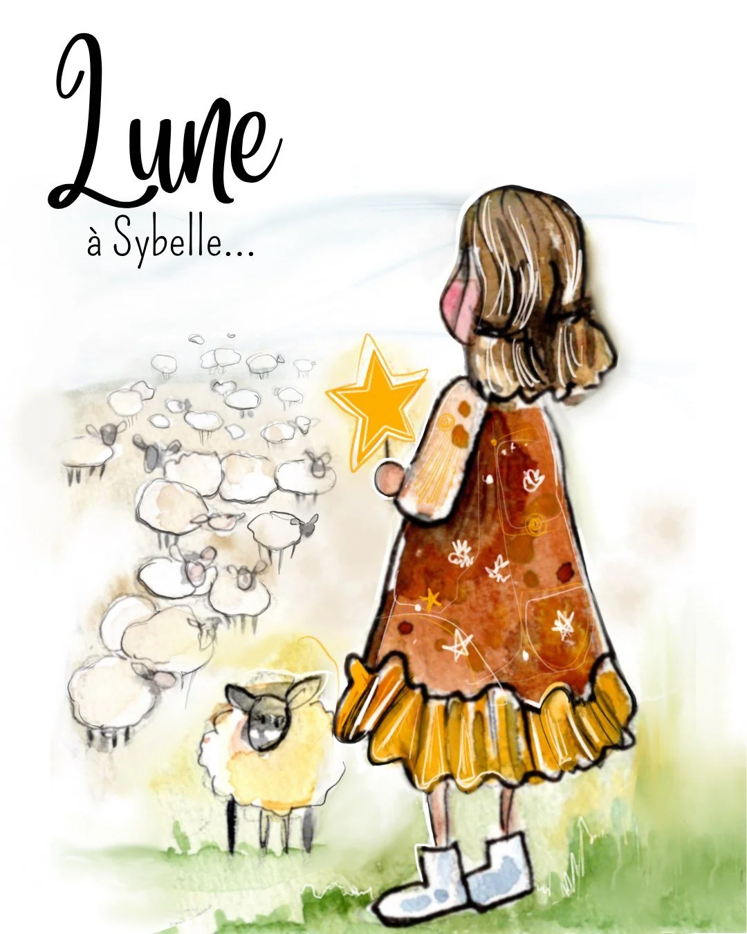 Lune &agrave; Sybelle...