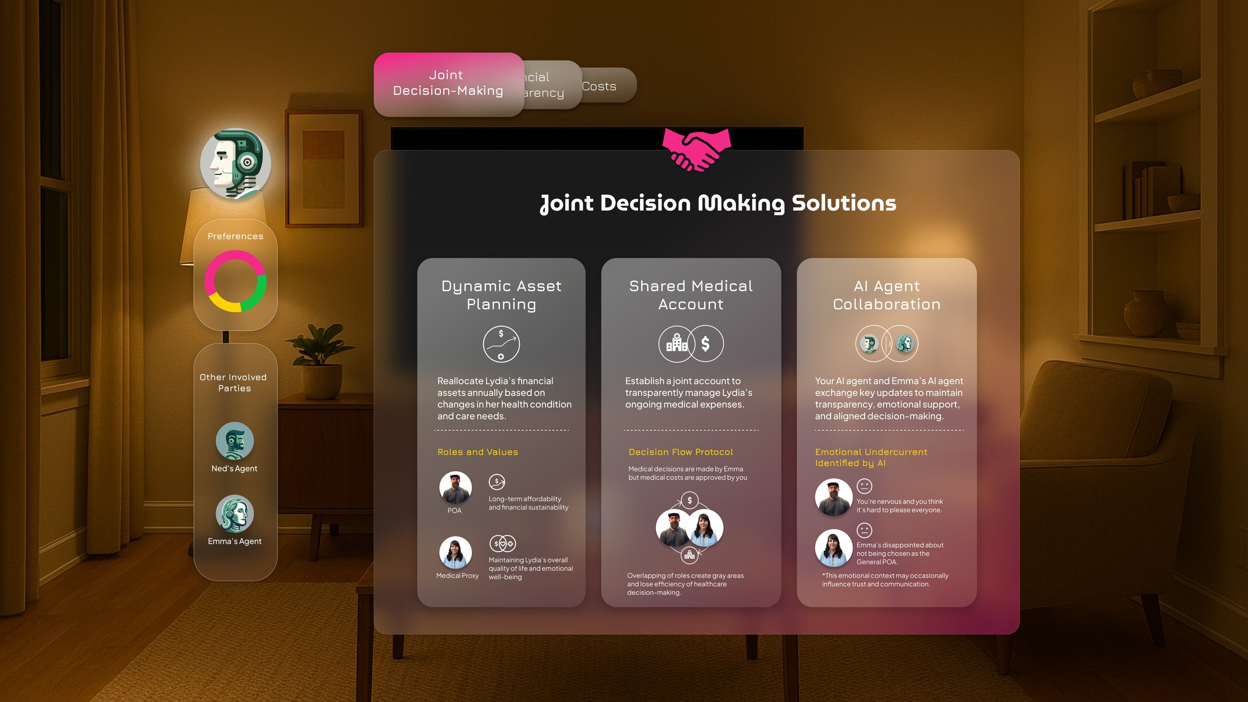 Personalized AI Agent for Managing Financial Transitions