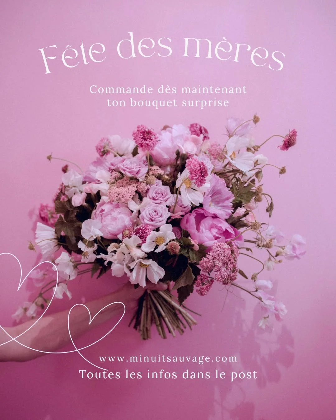 Pour la F&ecirc;te des M&egrave;res, cette offre est n&eacute;e d&rsquo;une envie simple : c&eacute;l&eacute;brer ce lien pr&eacute;cieux &agrave; travers la po&eacute;sie des fleurs.
Chaque bouquet est imagin&eacute; avec les plus belles fleurs disp