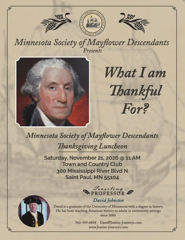 Minnesota Mayflower Society Thanksgiving Luncheon