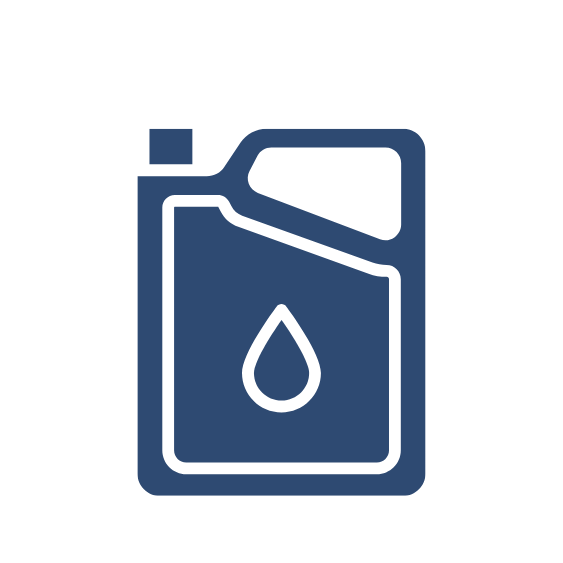 Icon of a dropper bottle, typically used for medicine or chemicals, showing a drop falling from the opening.