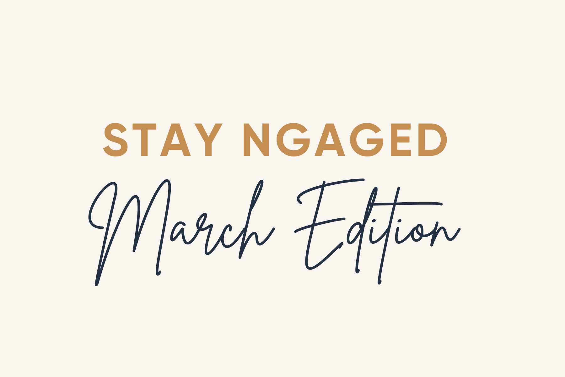 Stay NGaged...March Edition: 2025 Design Trends - A Radical Shake Up