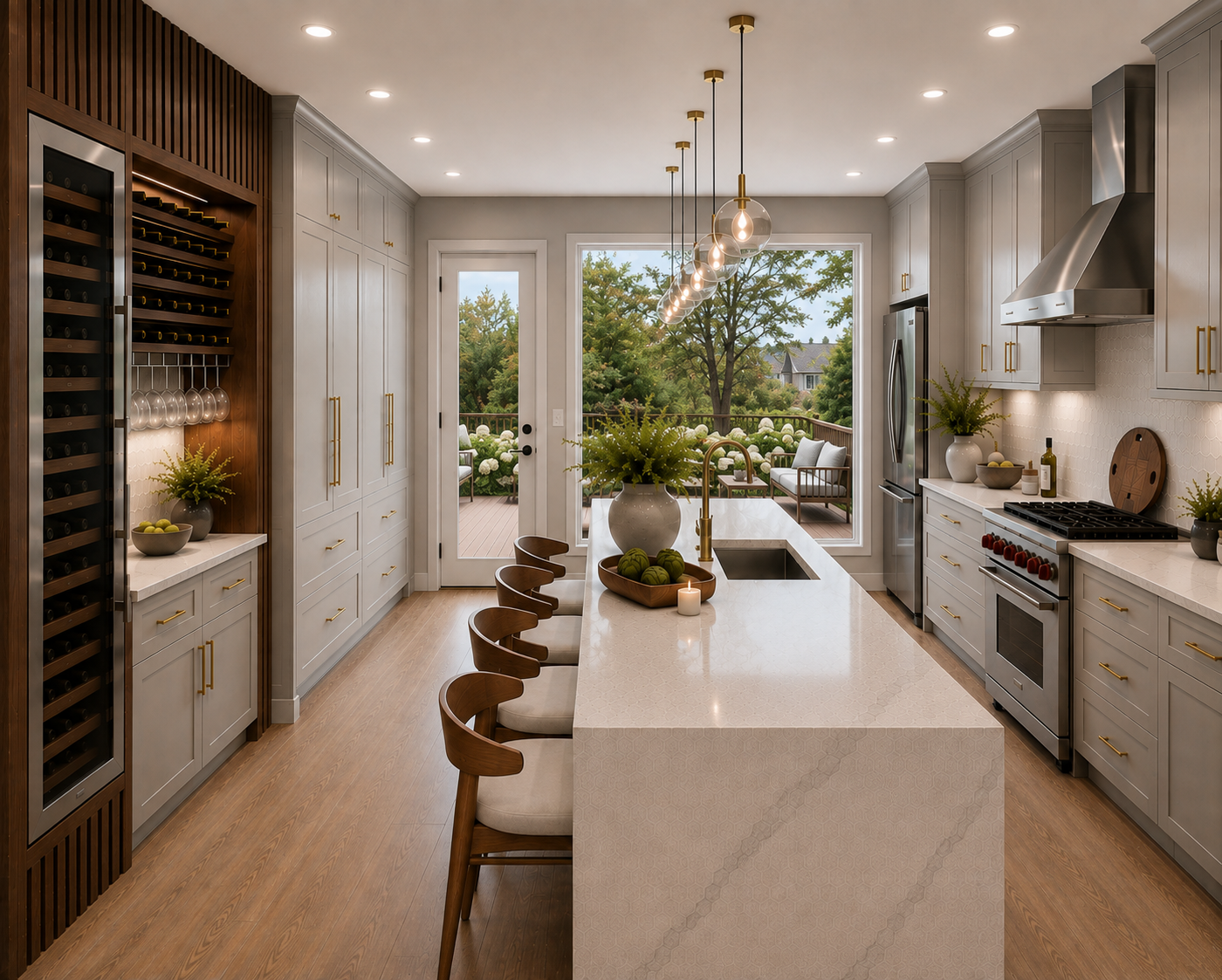 This Chevy Chase Kitchen Renovation Started as Two Rooms that didn’t work