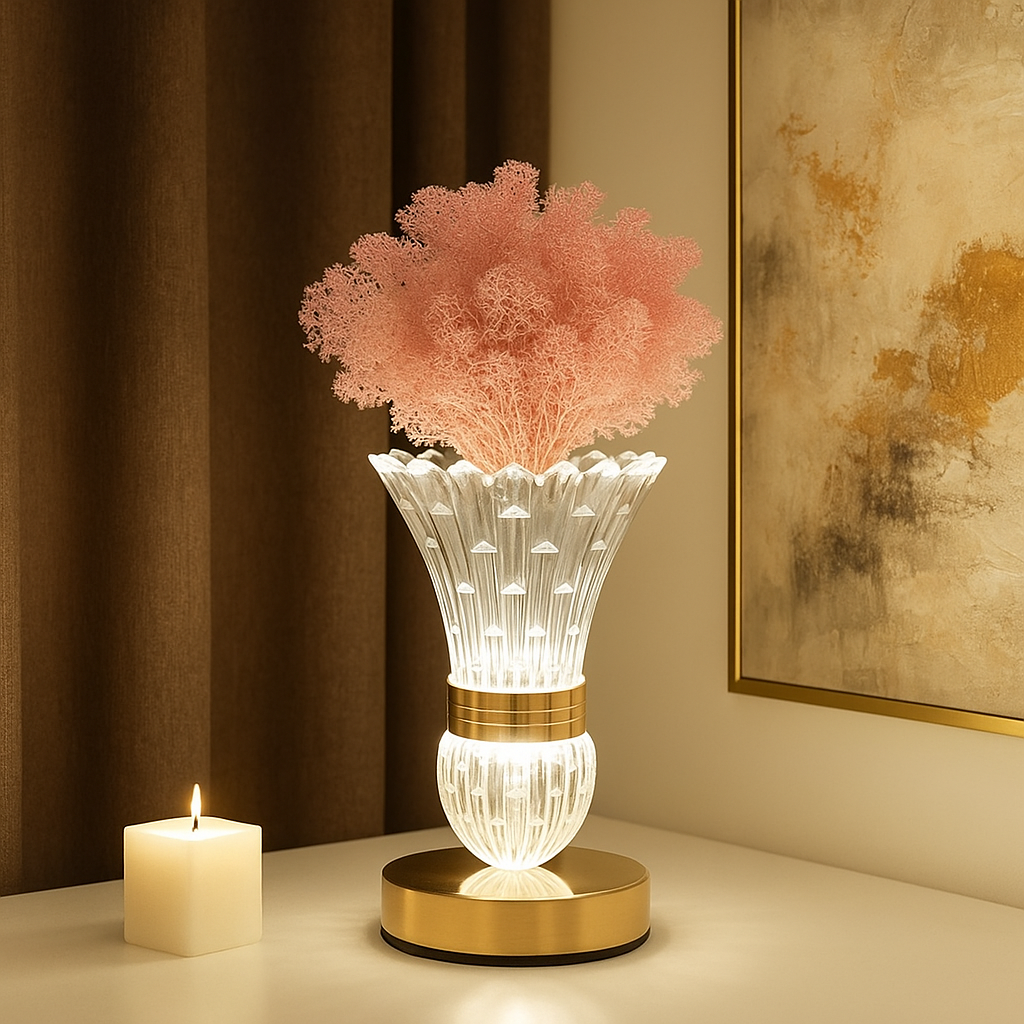 Vase lamp white with flower.png