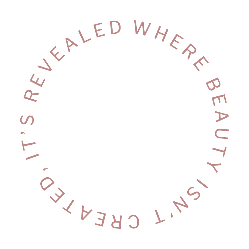 spinning logo text, reveal beauty facials and waxing geneva, IL