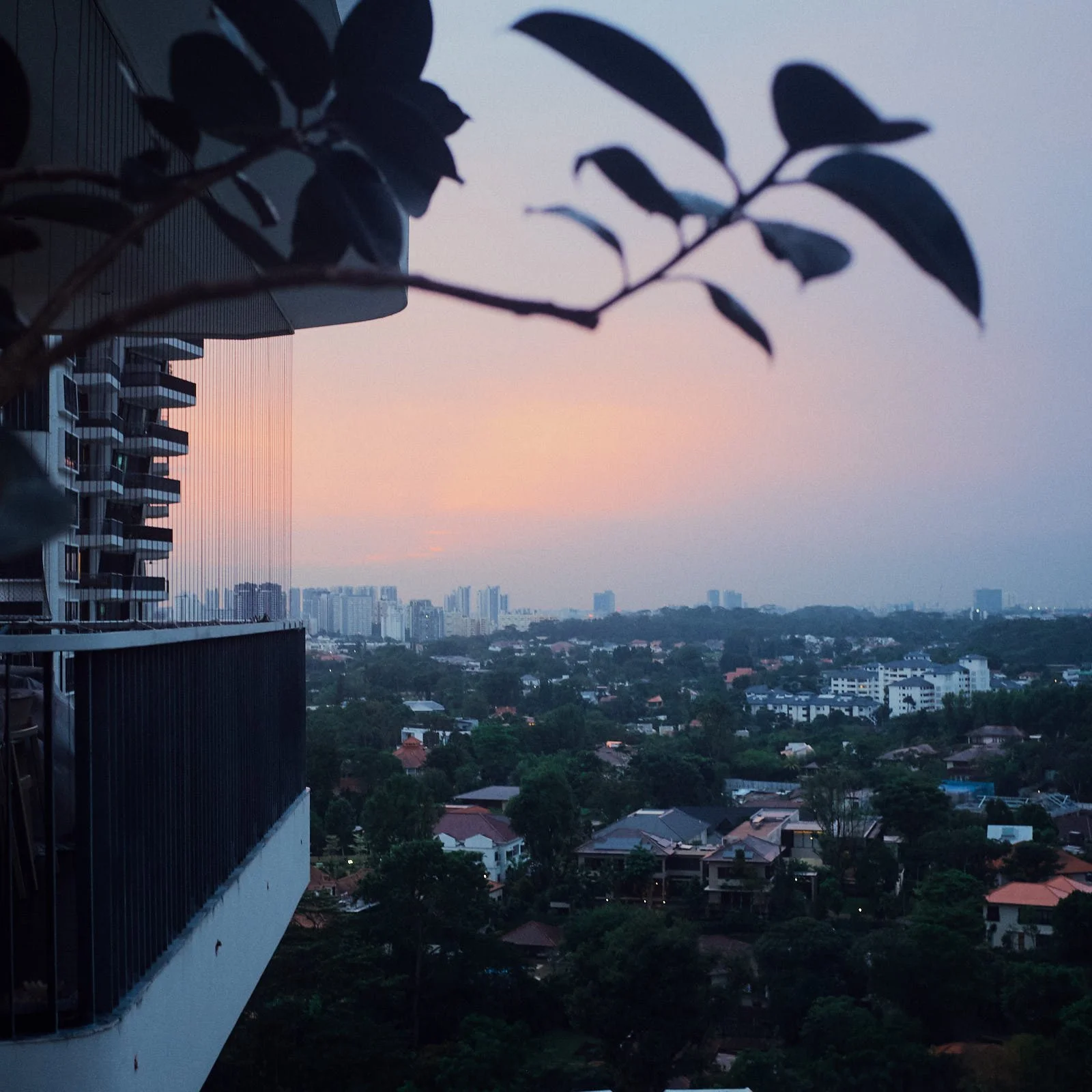 Sunset over Singapore