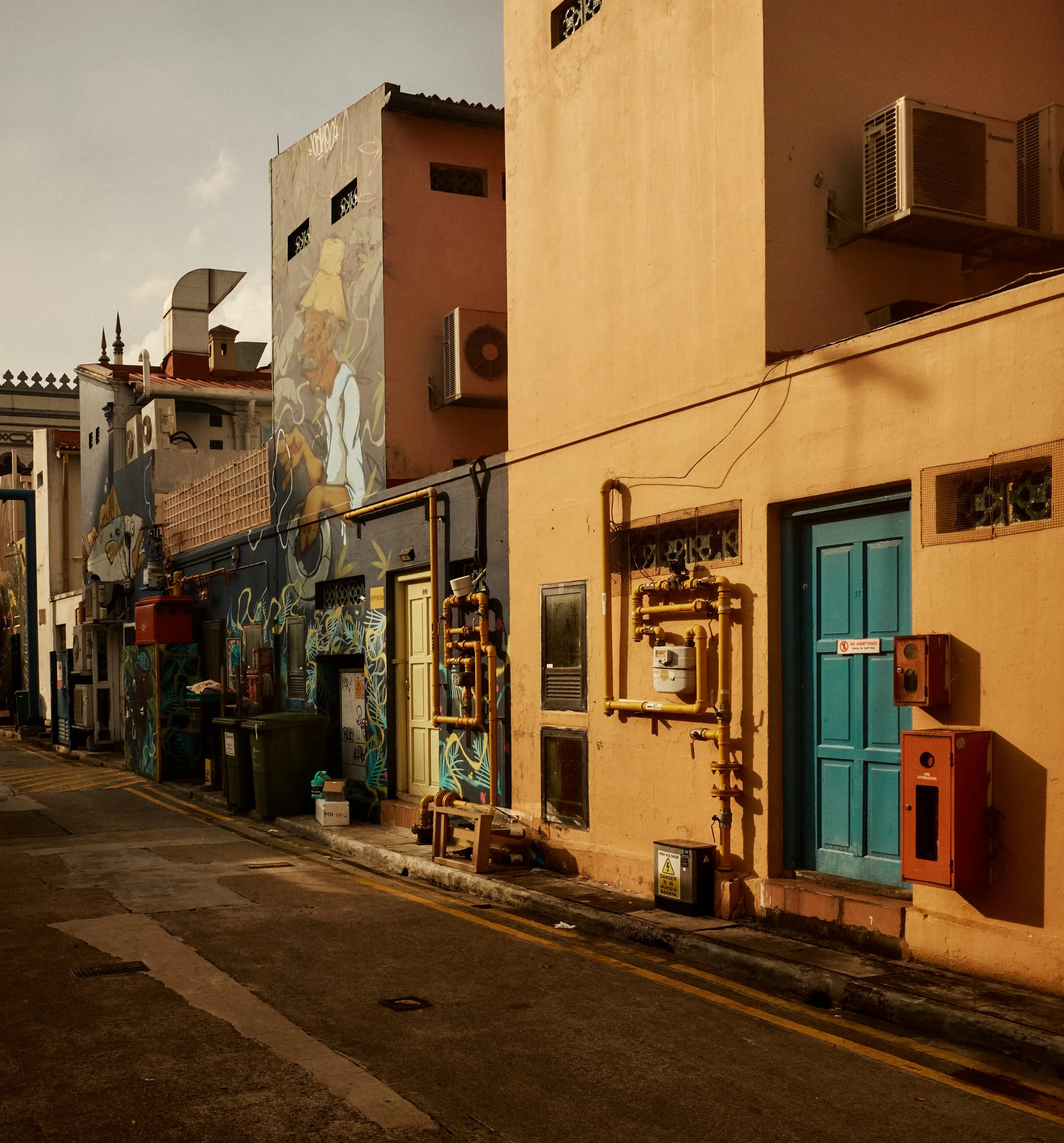 alley in Arab village