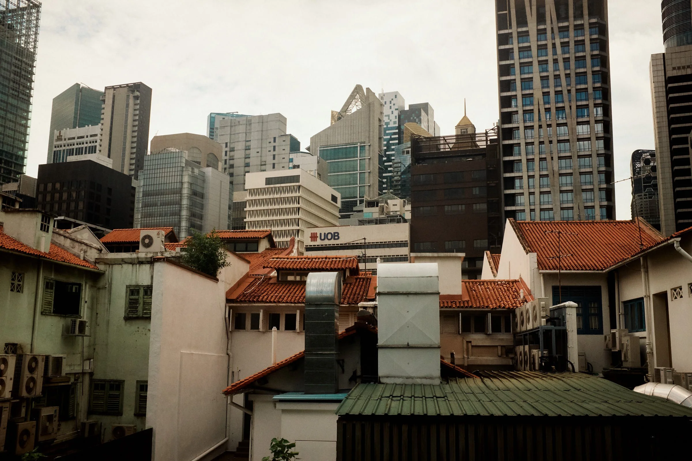 small and tall buildings