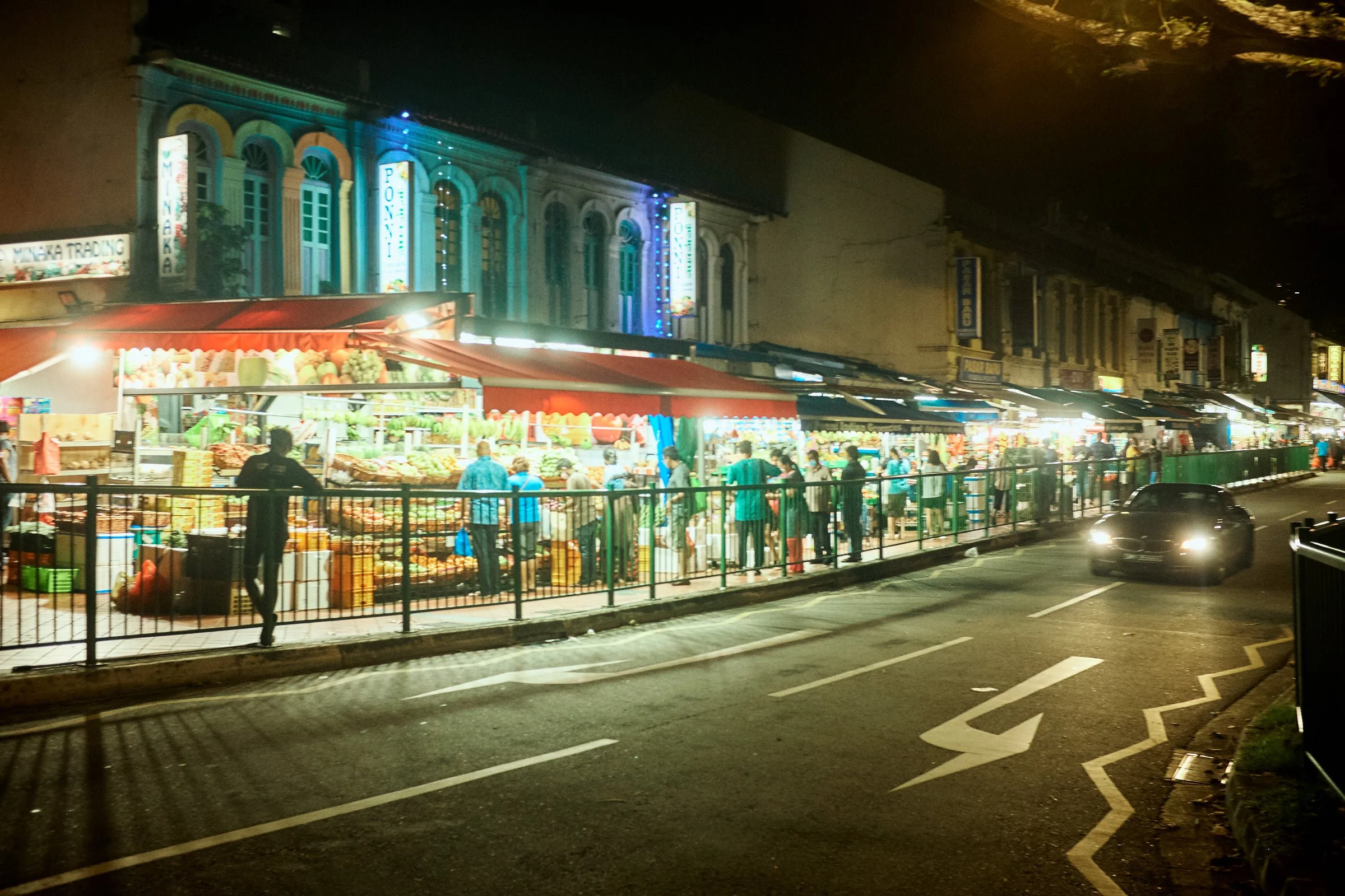 Night street in little India