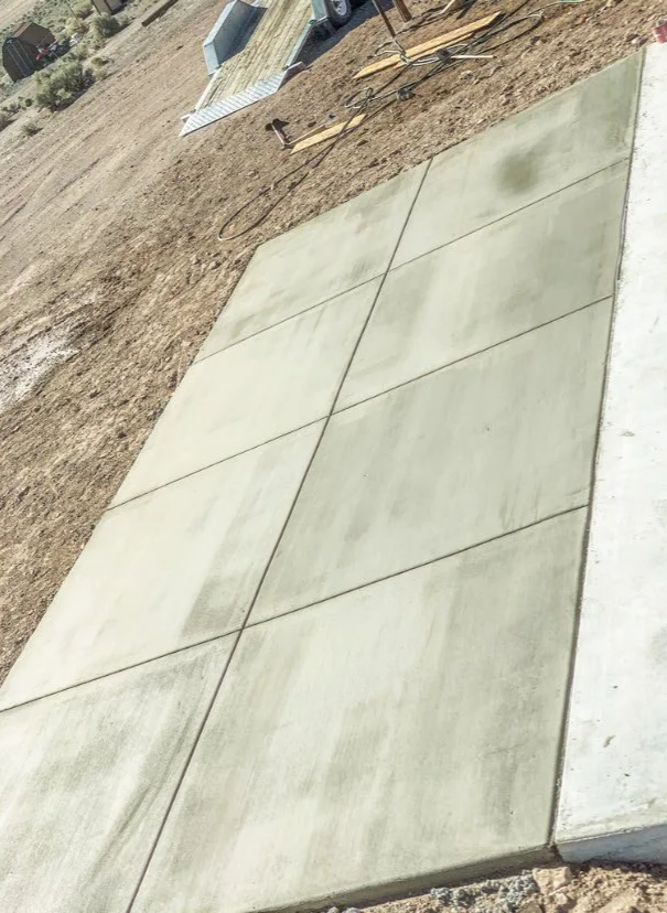 Cement Driveway lay