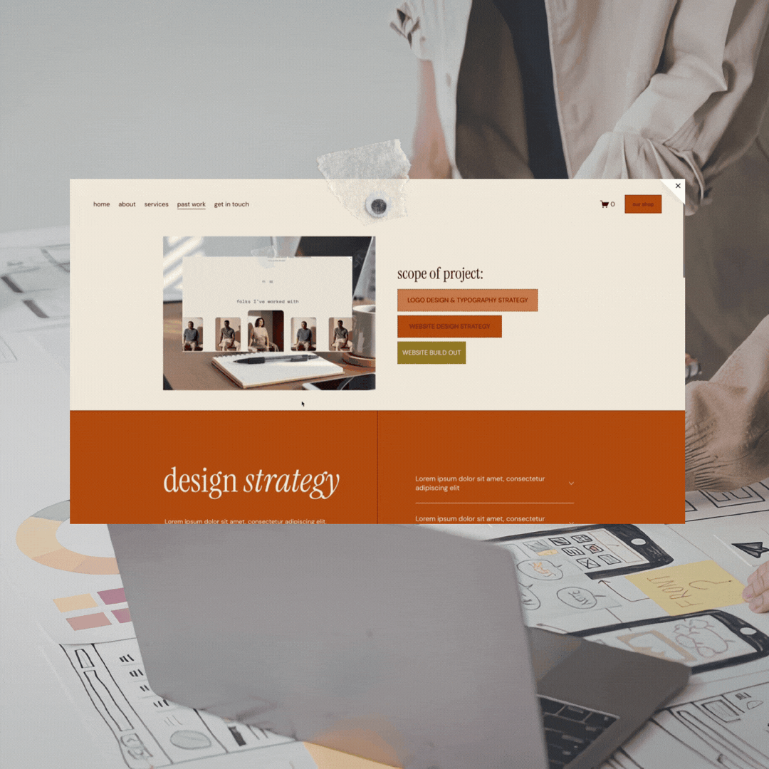 design & dev template portfolio page.gif