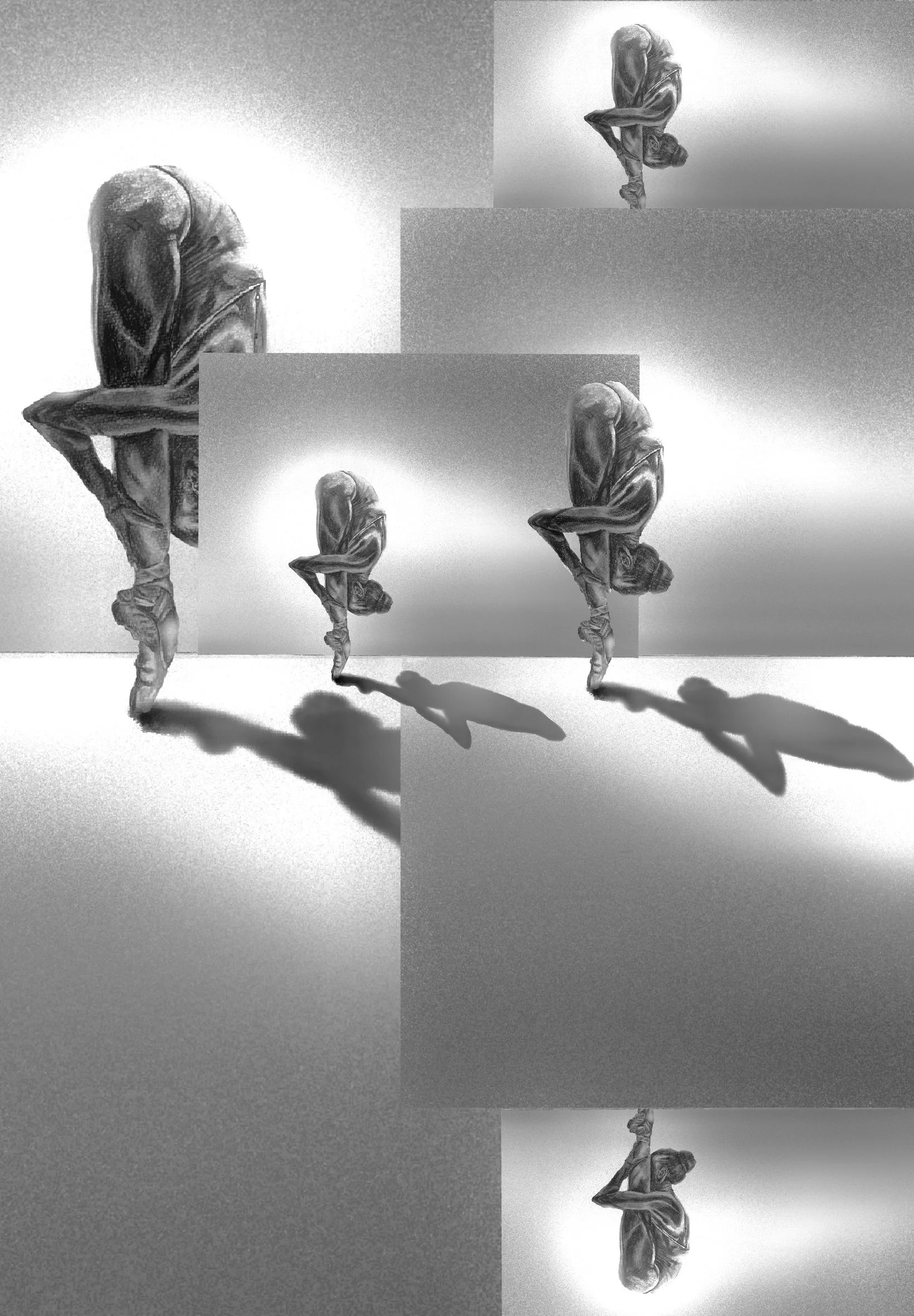 "Make the Line"
18 x 24 in.     
Graphite, Photoshop