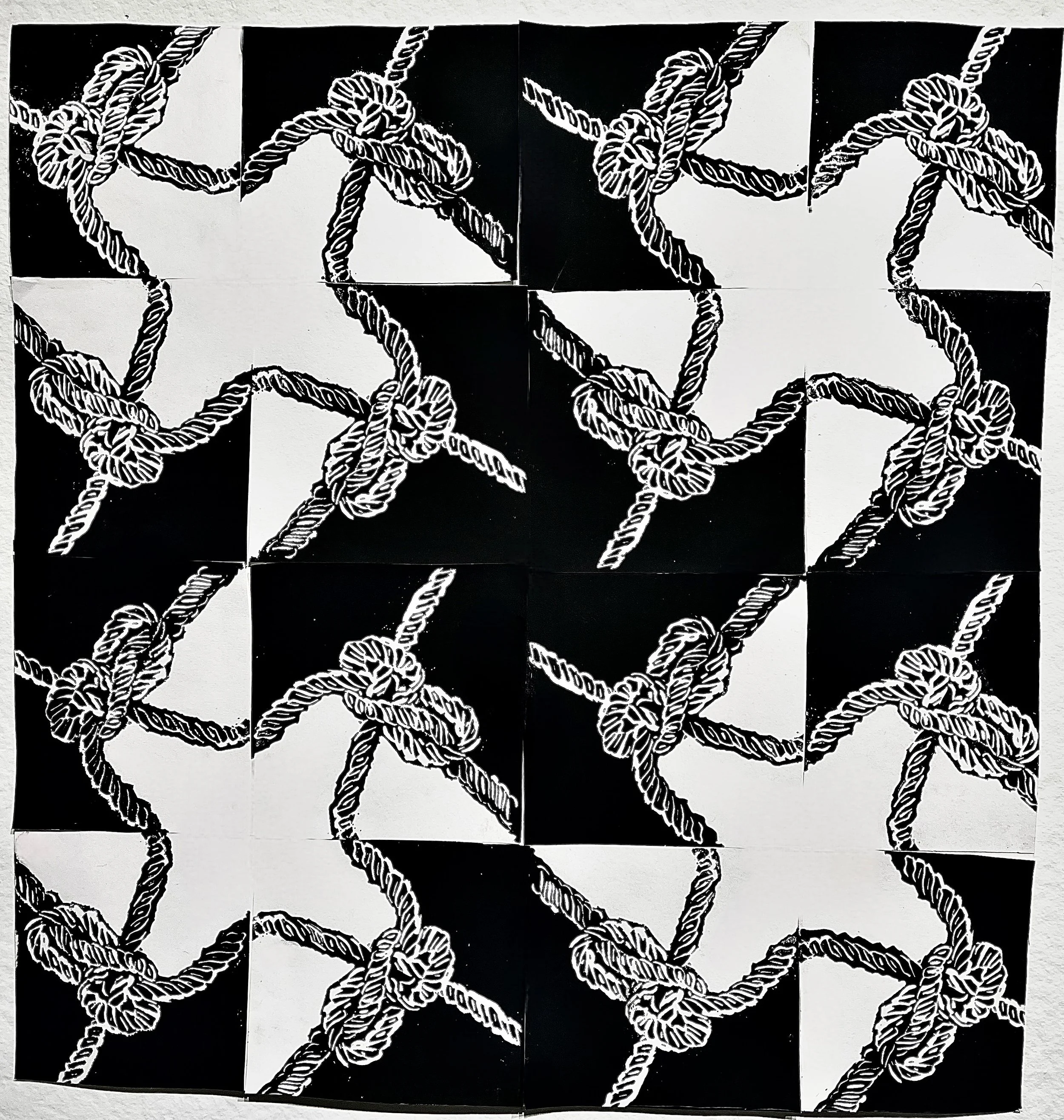 "The Four Corners"
13 x 13 in.    
2D print 