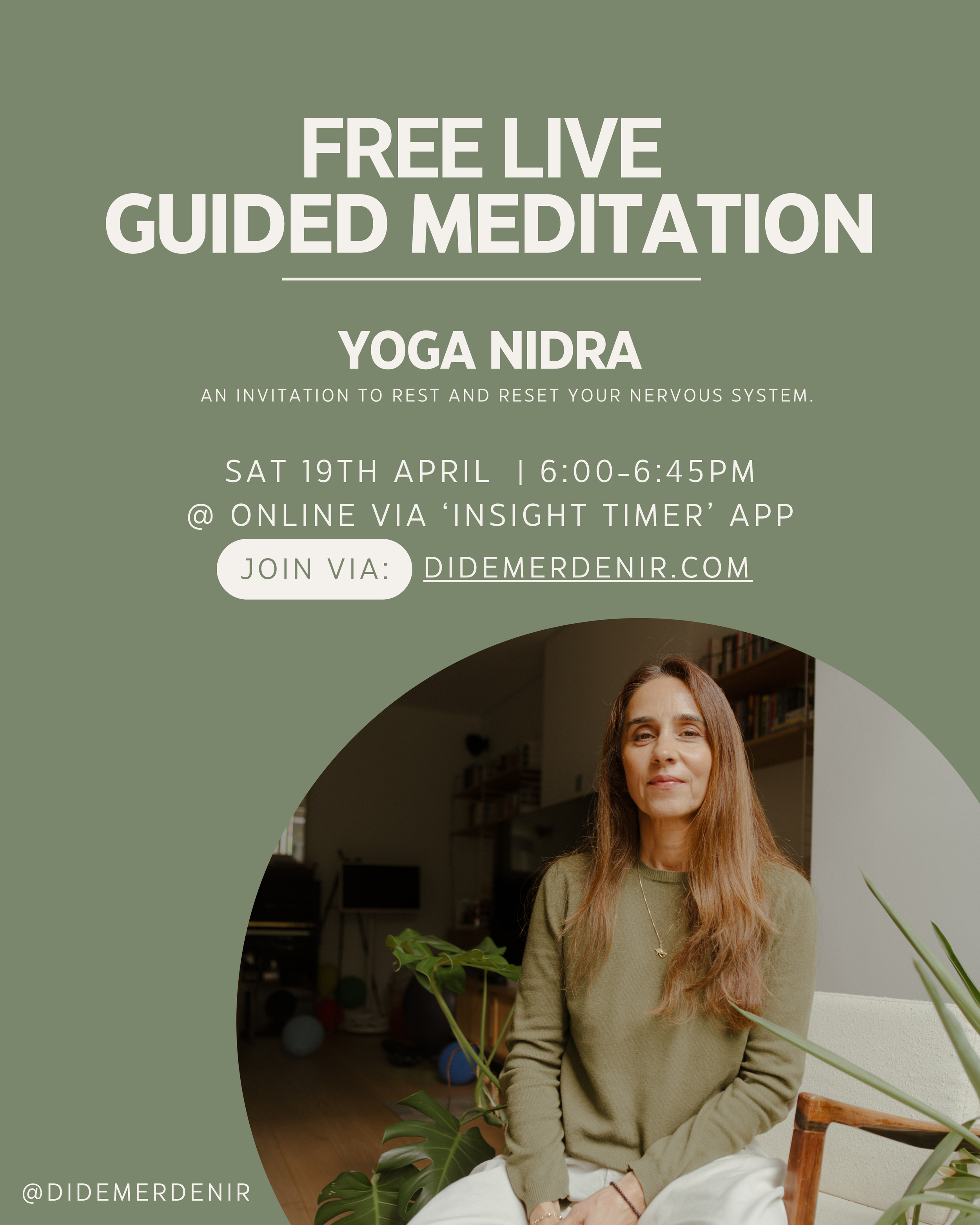 Free Live Guided Meditation: Yoga Nidra