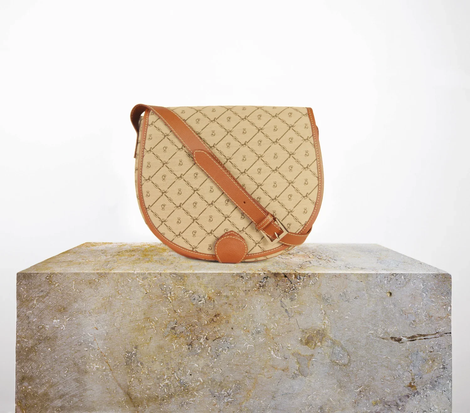 Bojola Firenze Borsa Sella Tessuto Firmato.webp