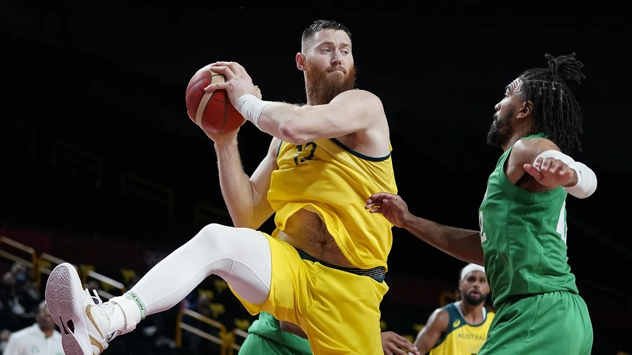 Aron Baynes, an Australian center who played for the Toronto Raptors and was representing Australia; he slipped in the bathroom, worsening a neck injury he sustained in a game, leading to serious complications and a long recovery.