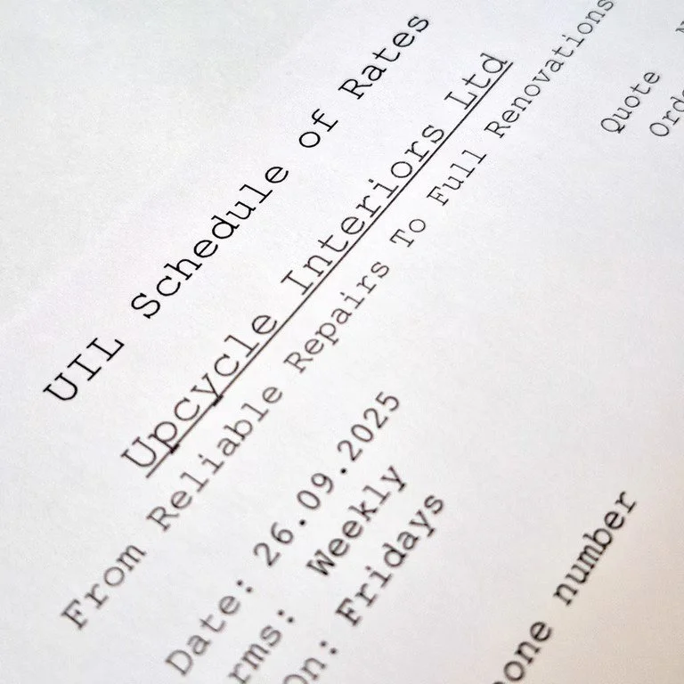 What Is A Schedule Of Rates?